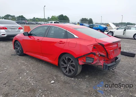 2020 Honda Civic Sport z USA, uszkodzony, nr VIN 2HGFC2F84LH599710